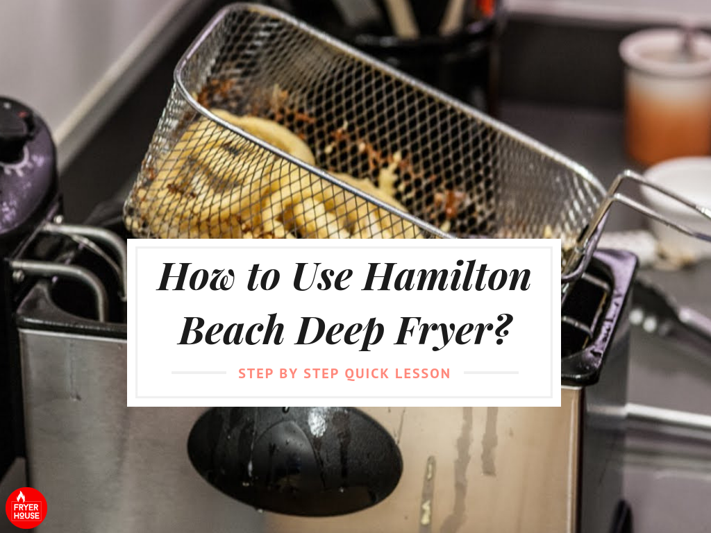 Hamilton Beach Deep Fryer User Manual